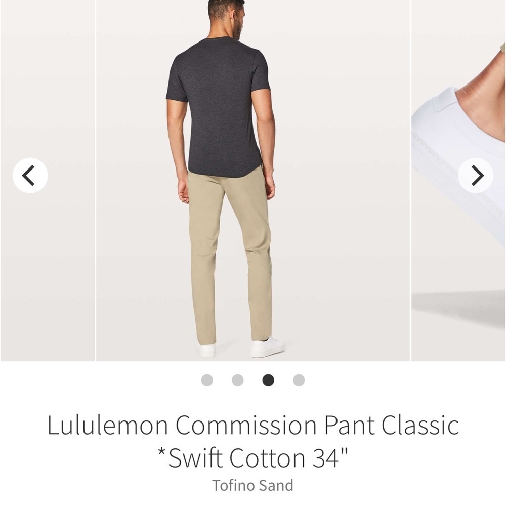 lululemon athletica Men's Chinos in Sand